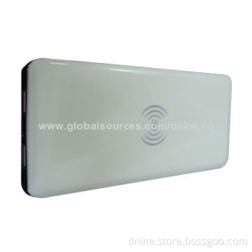 Power Bank/Wireless Charger for Qi Standard (TX), 10,000mAh Standard Capacity